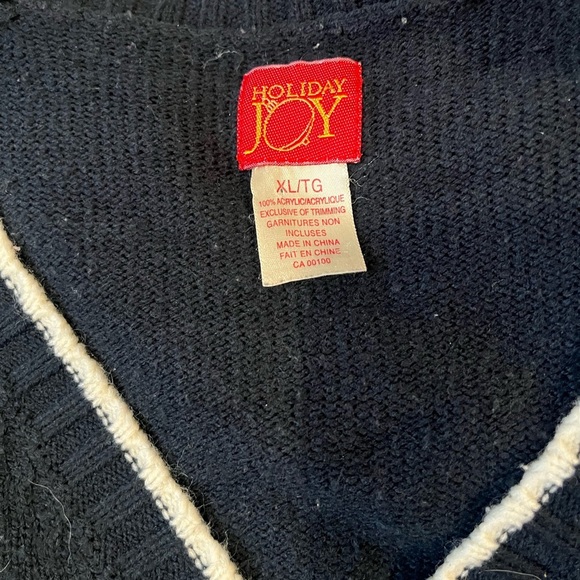 Holiday Joy Xmas Cardigan Sweater Snowmen XL - Picture 2 of 6